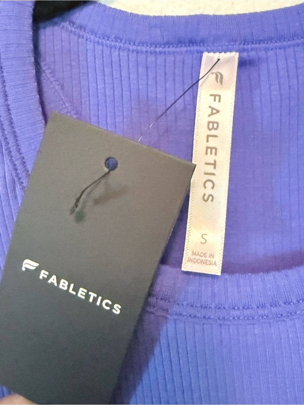 NWT Fabletics Modal Rib Tank Small - Picture 4 of 6